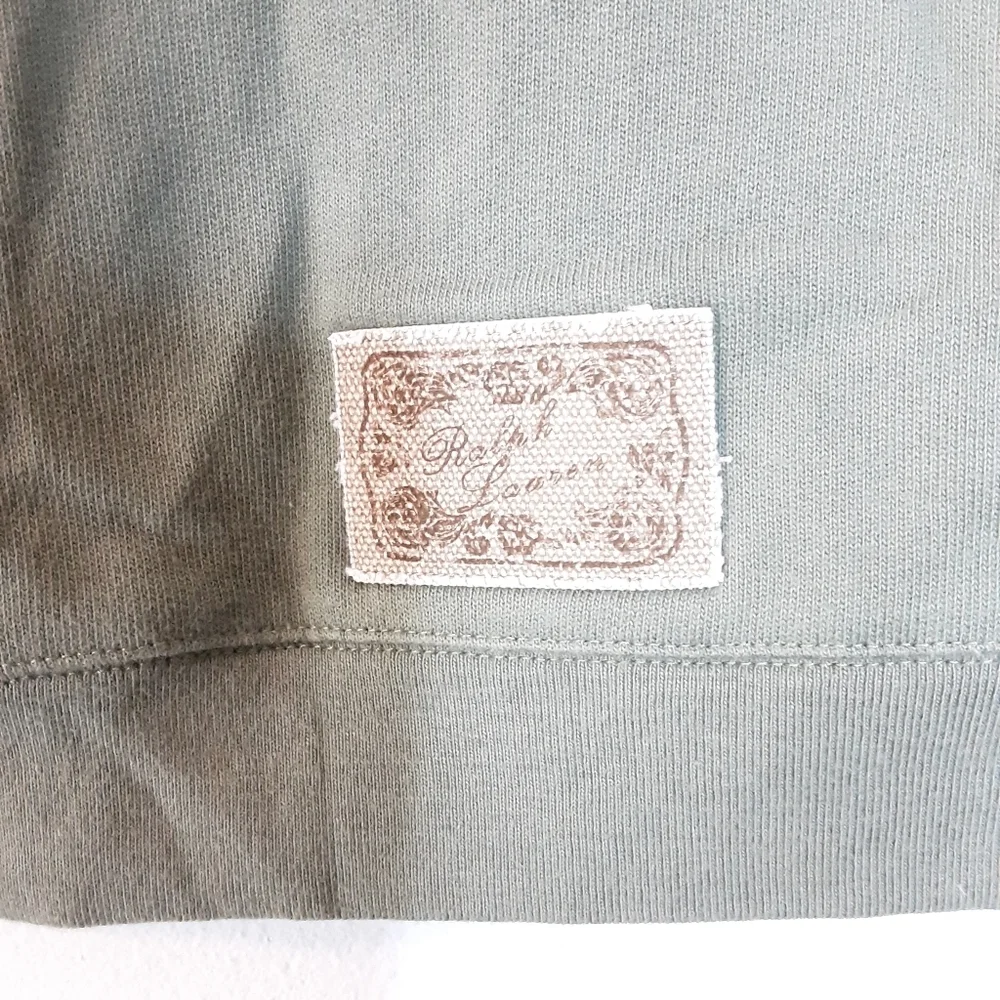 Ralph Lauren | Girls Olive Distressed Hoodie NWT 6
